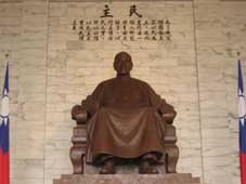 Bronze statue of Chiang Kaishek